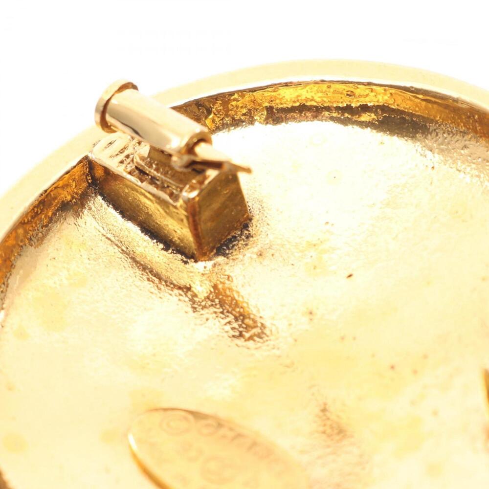 CHANEL Authentic Gold Logo Brooch - Picture 5 of 6